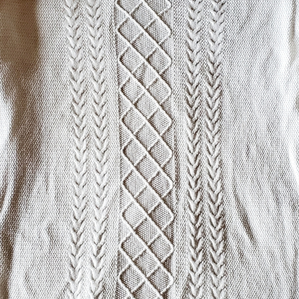 Cable knit sweater